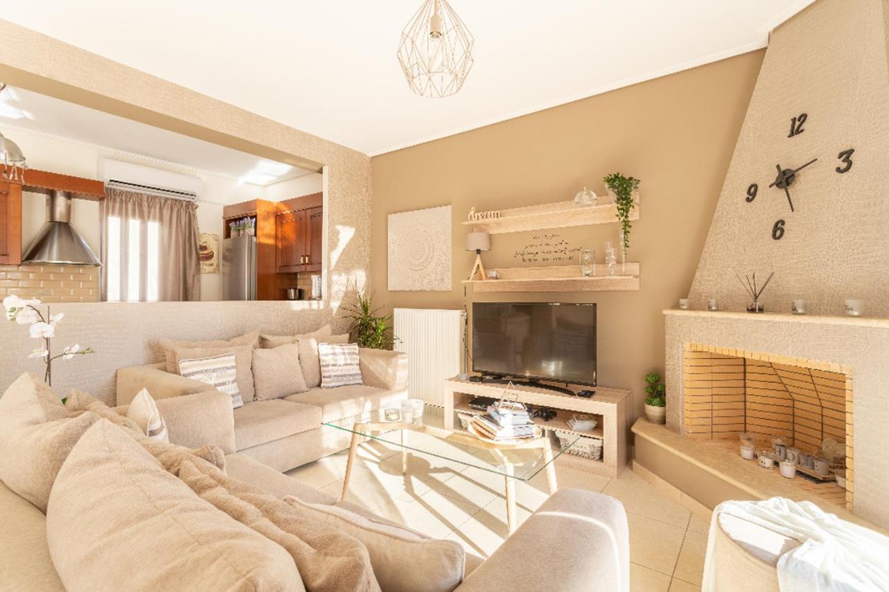 Milo Luxury House -Free Airport Pick Up-10Min Drive Markópoulon Exterior foto